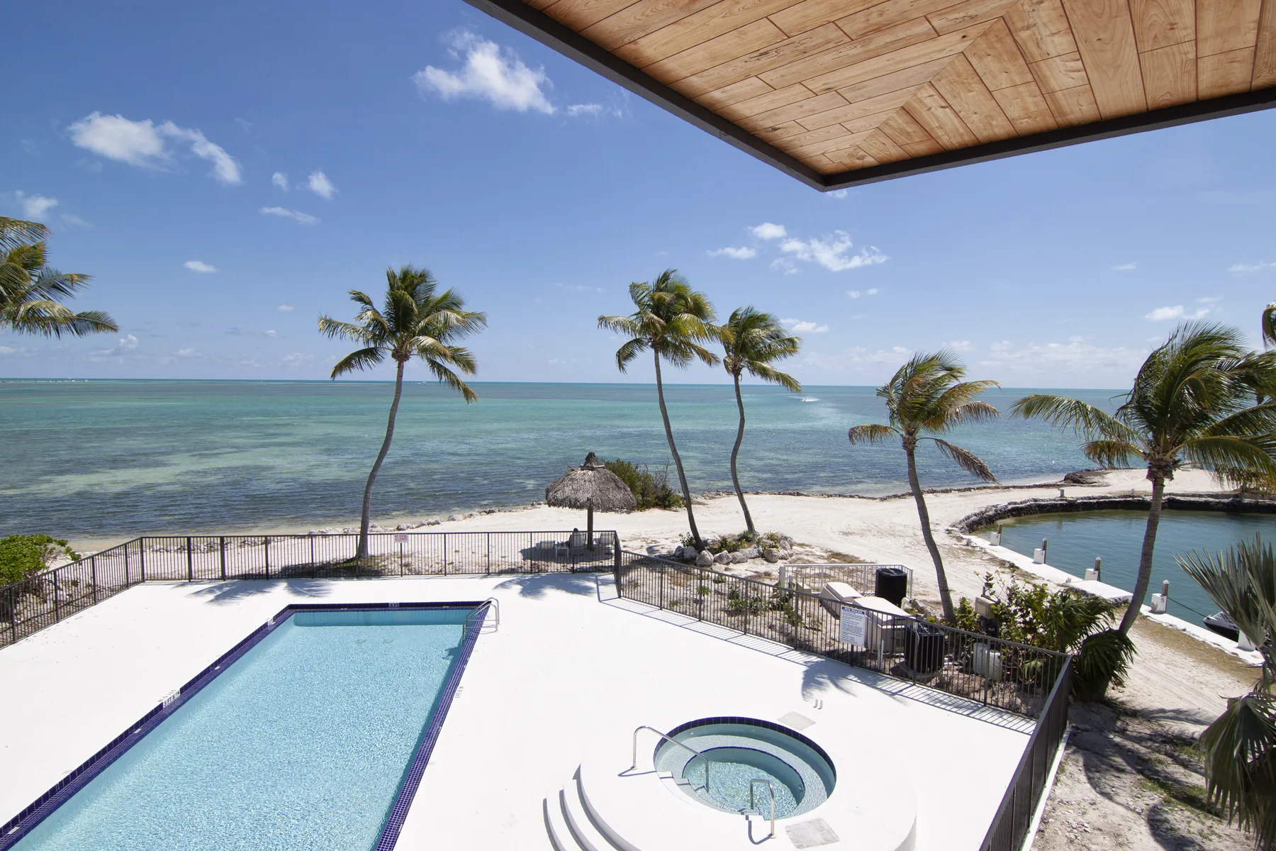 Oceanfront pool at Chesapeake Beach Resort