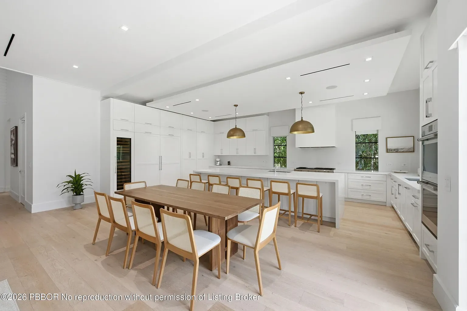 Dining room and kitchen at East Lakewood