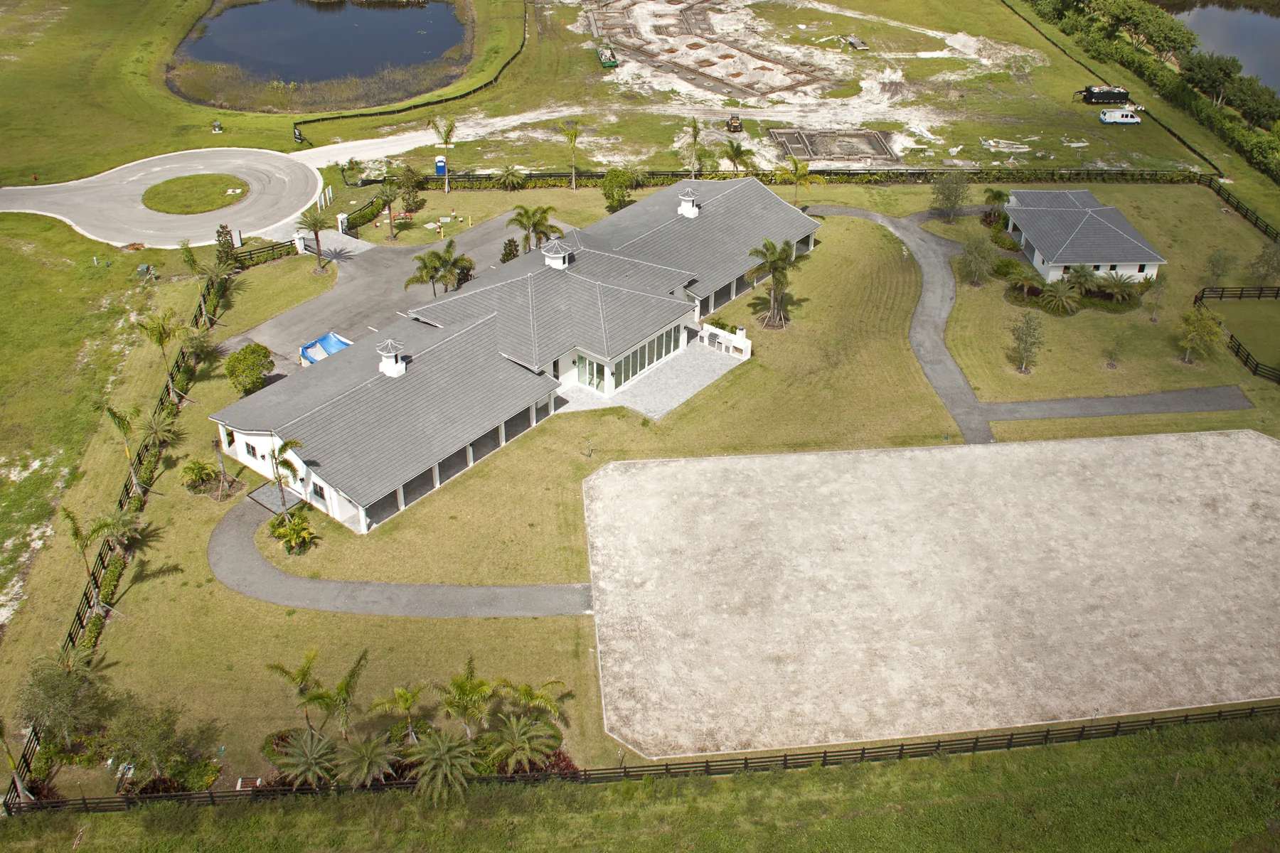 Aerial view of Grand Prix Farms