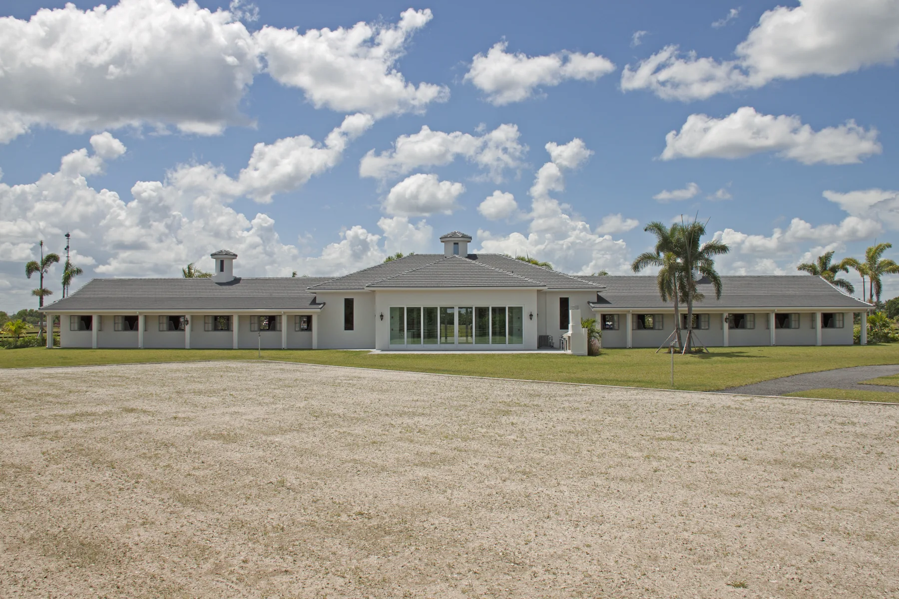 Residence and stable buildings at Grand Prix Farms