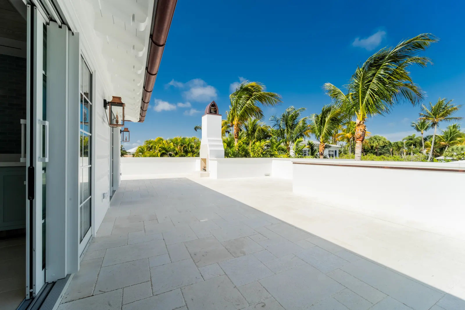 Upper-level terrace at Ibis Isle