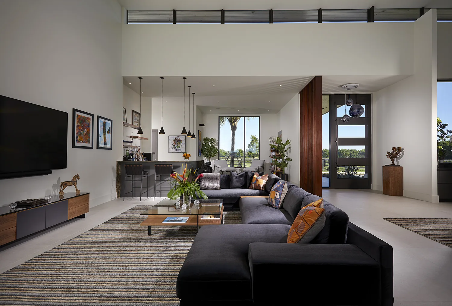 Living room at Lasso Way Estate