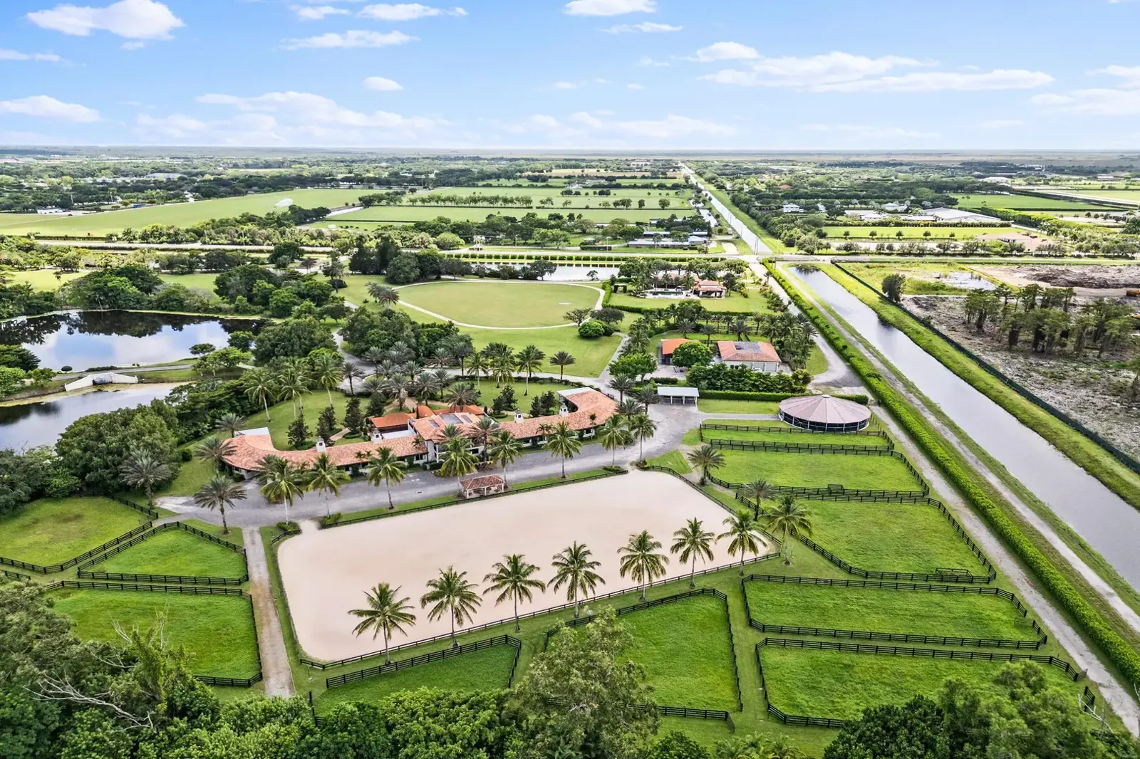 Aerial Estate at Mida Farm
