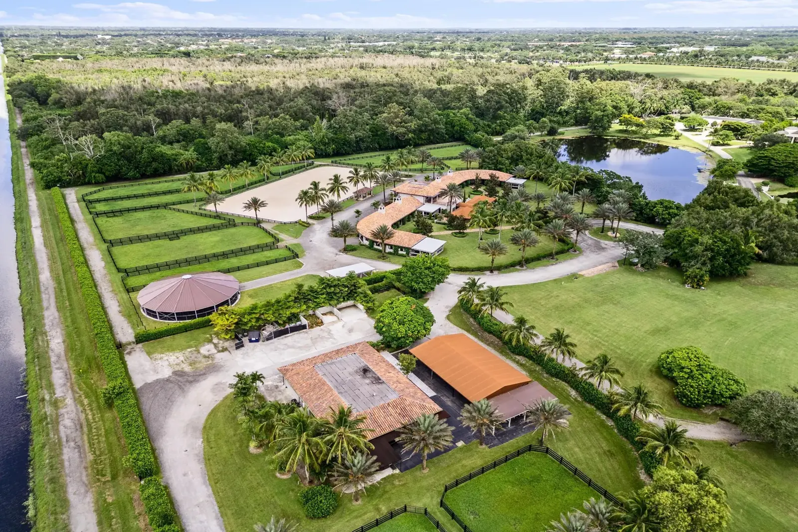 Aerial Estate at Mida Farm