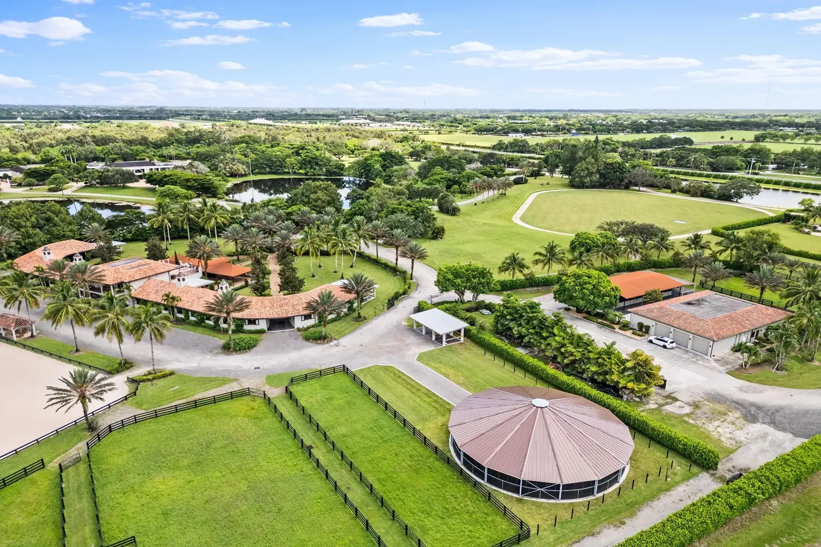 Aerial Estate at Mida Farm
