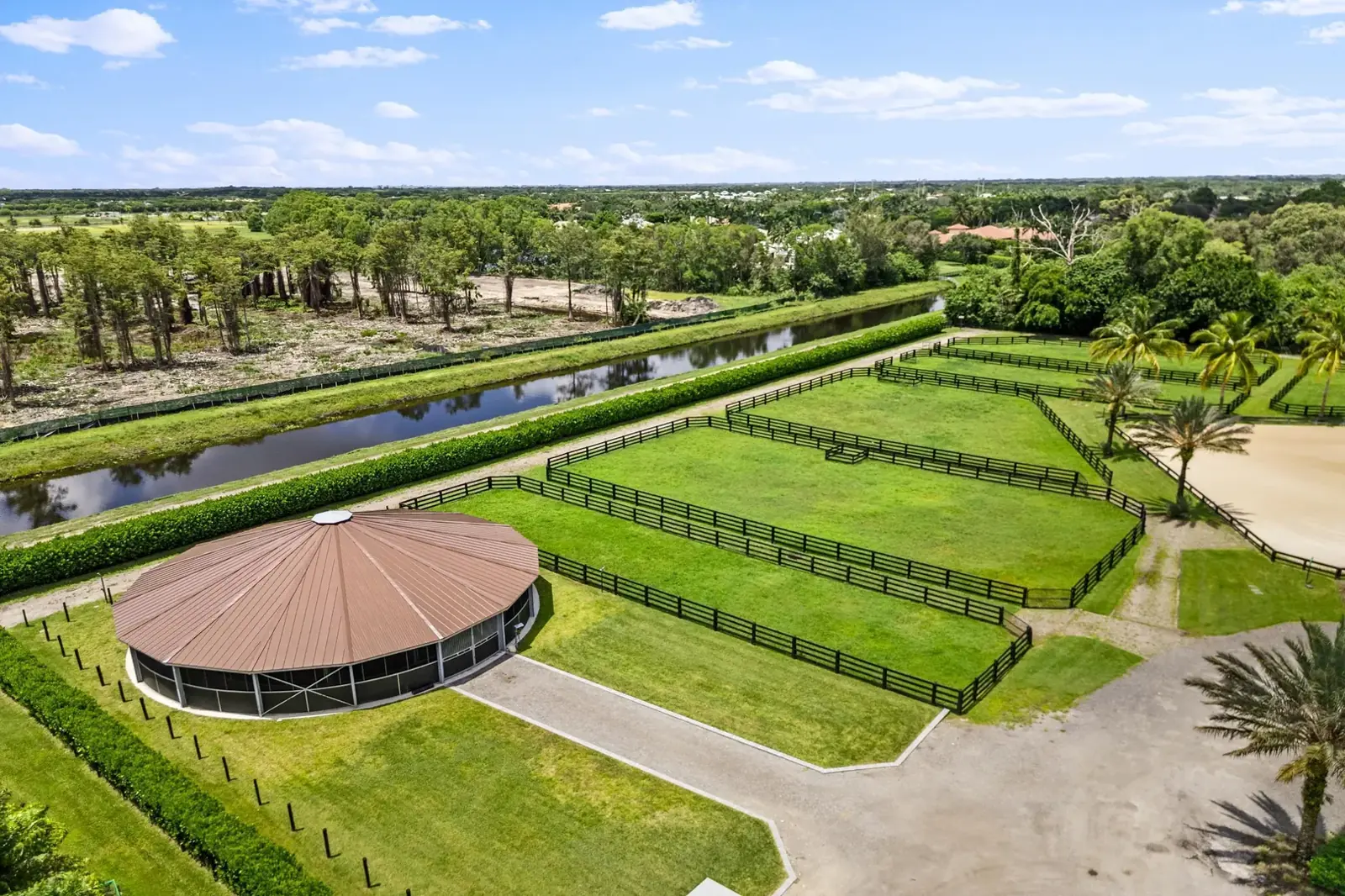 Aerial Estate at Mida Farm