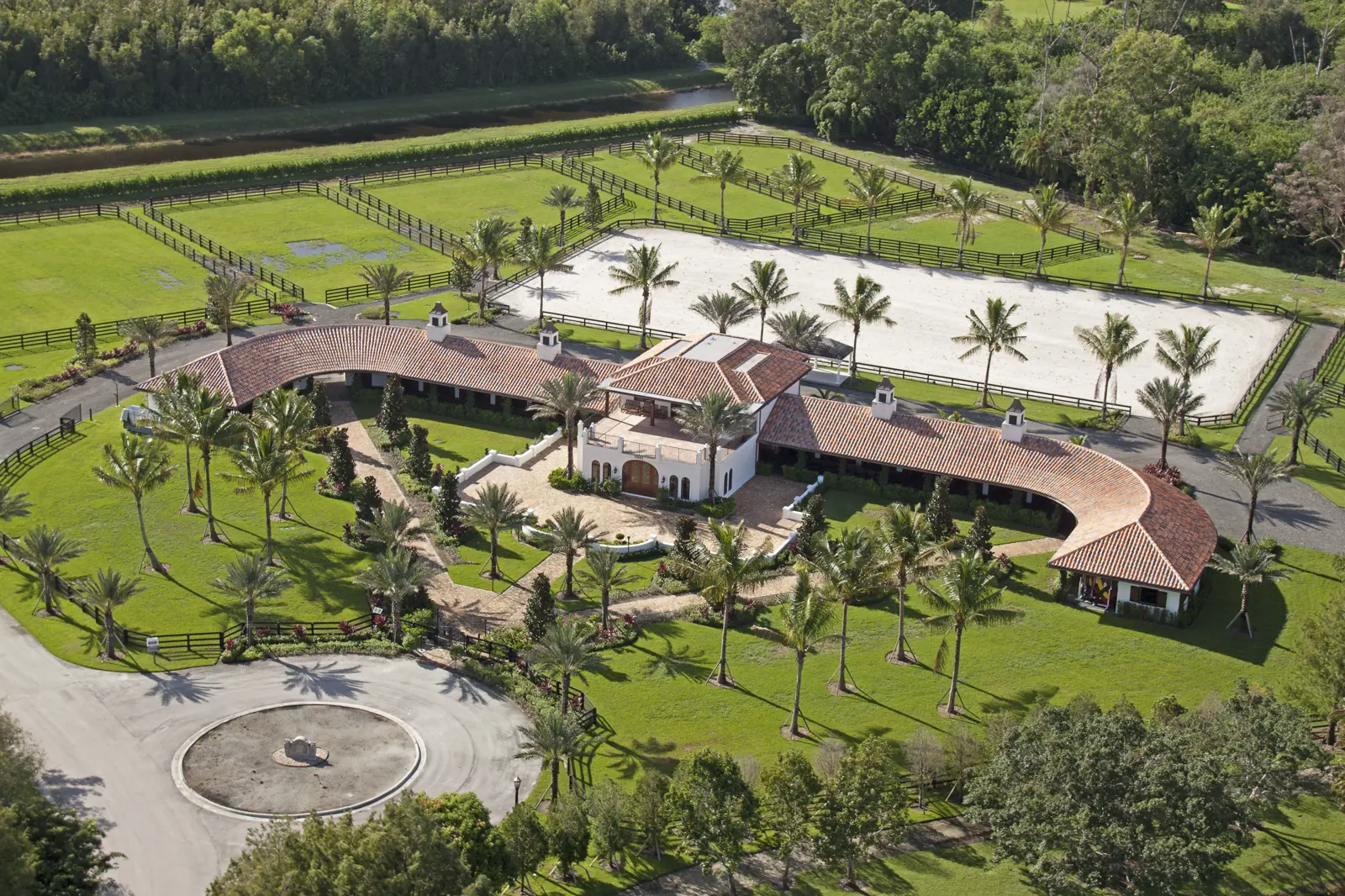 Aerial Estate at Mida Farm