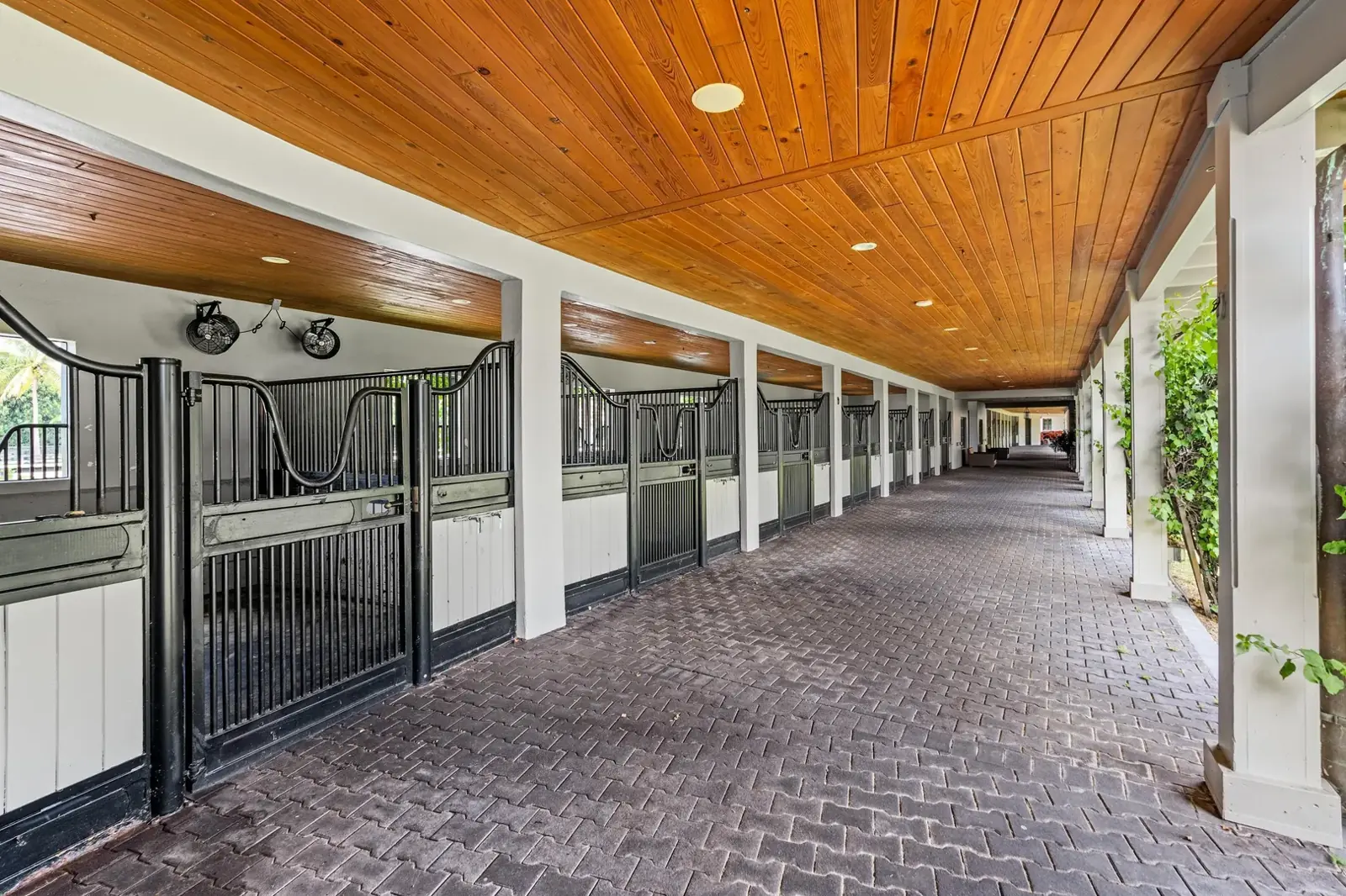 Stable Aisle at Mida Farm