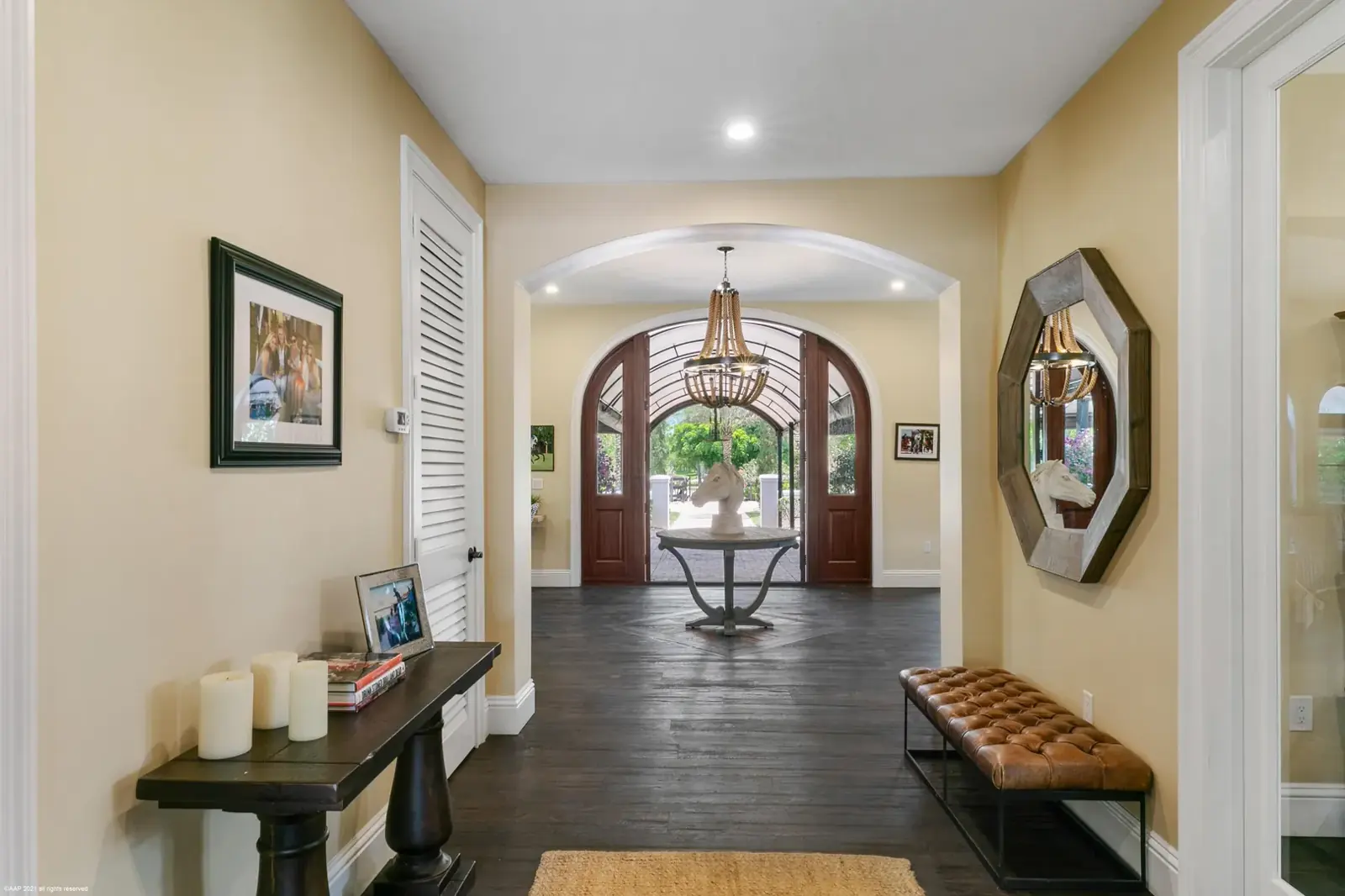 Entry Hall at Mida Farm
