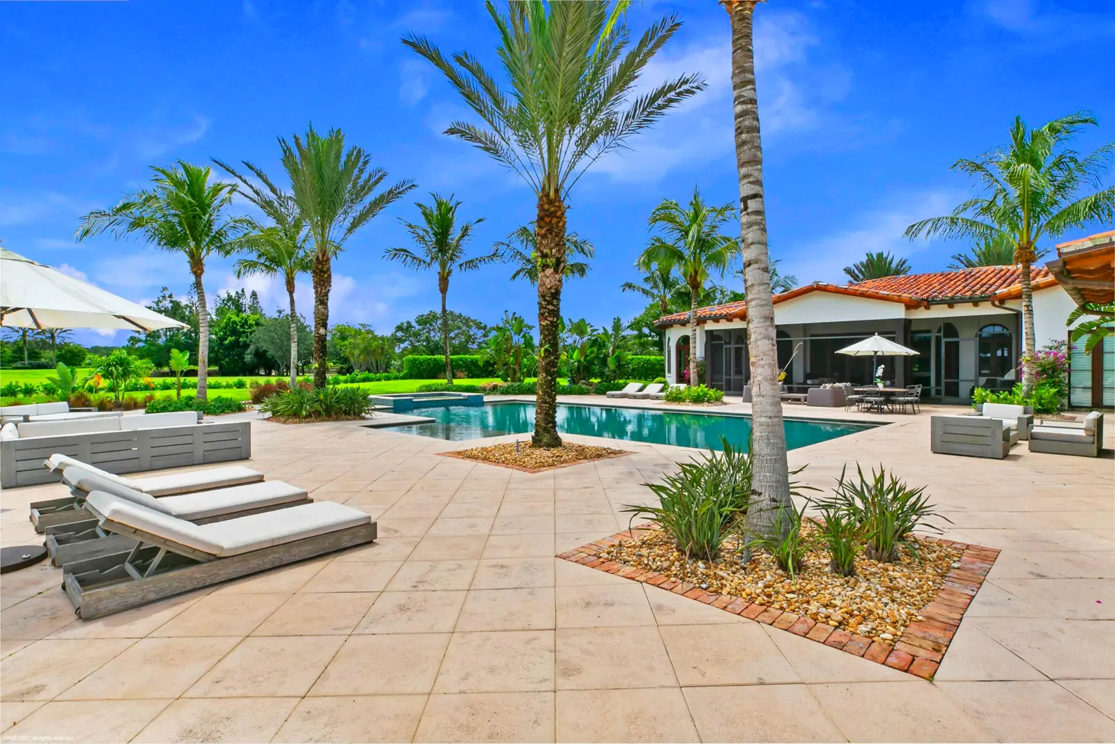 Pool And Grounds at Mida Main House