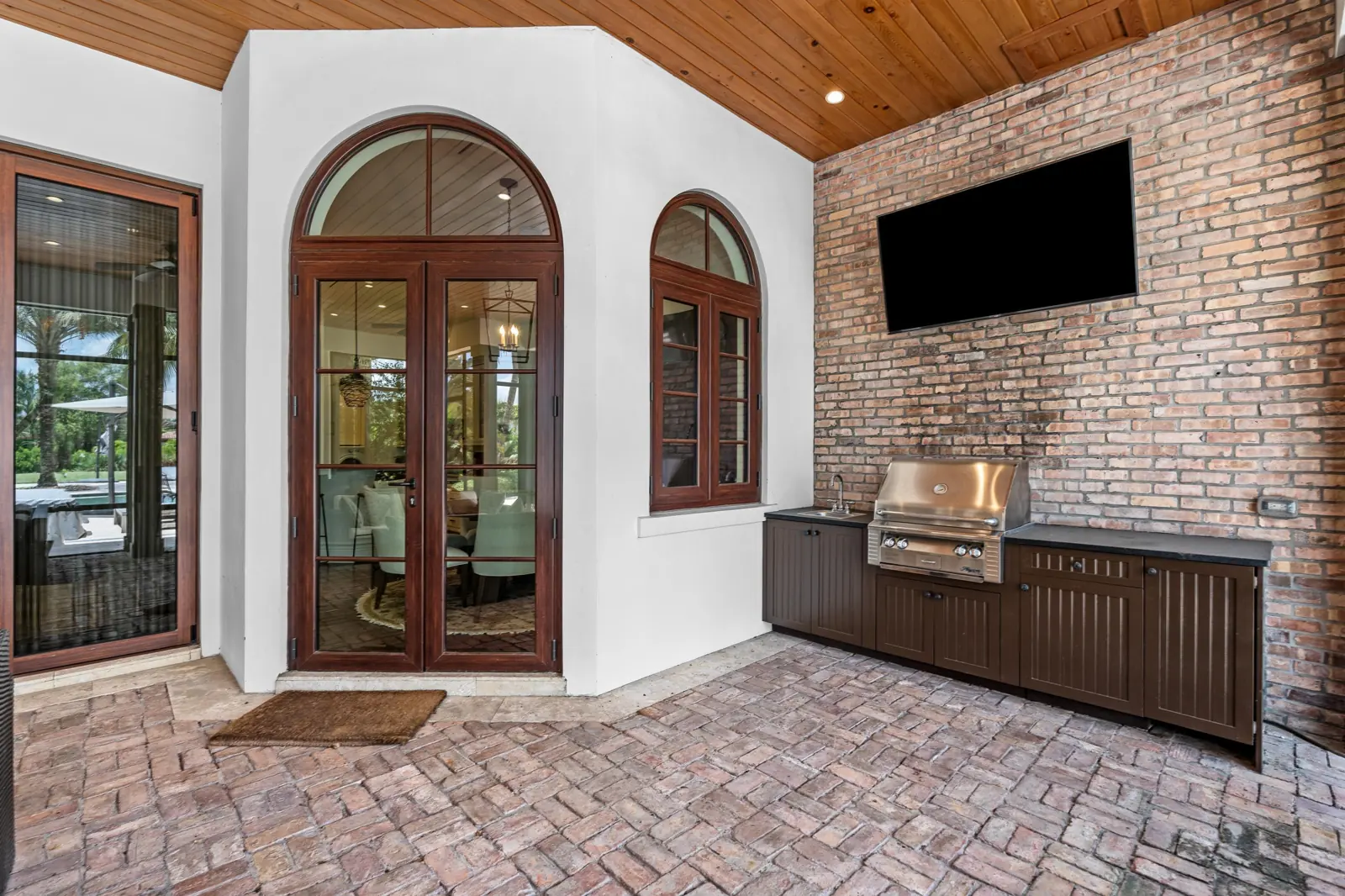 Covered Terrace at Mida Main House
