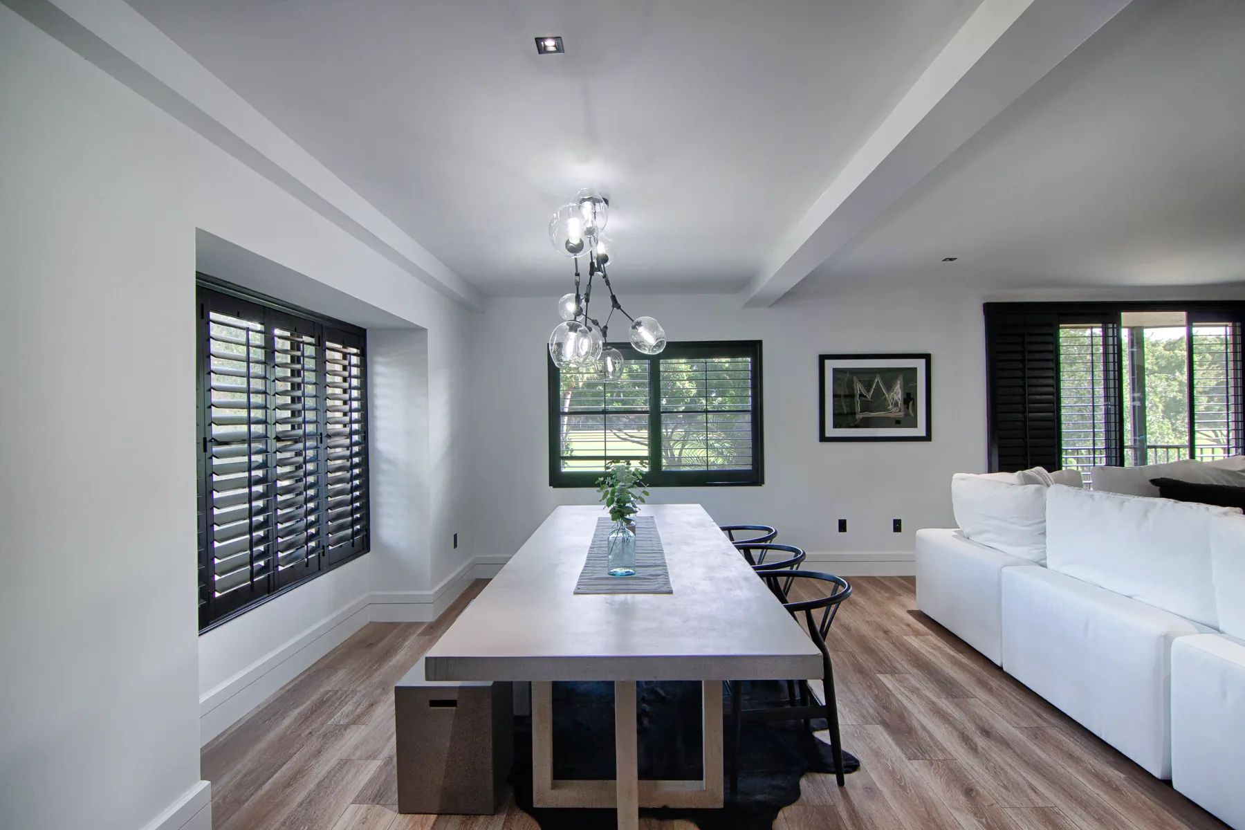 Dining area at Polo Island