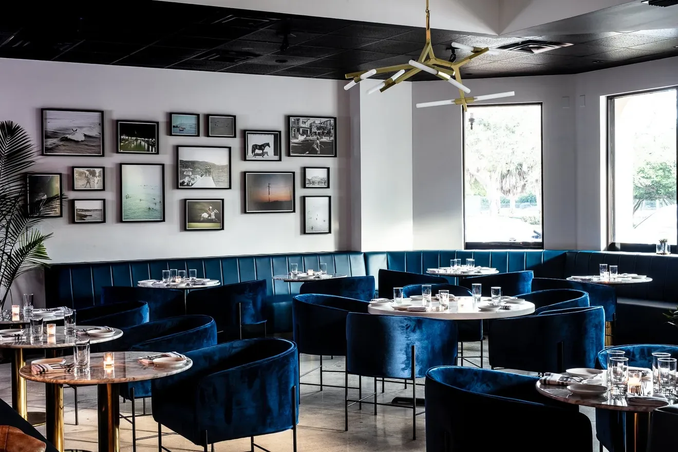Dining area at the Trophy Room